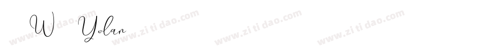 华康华综体W5 — Yolan字体转换